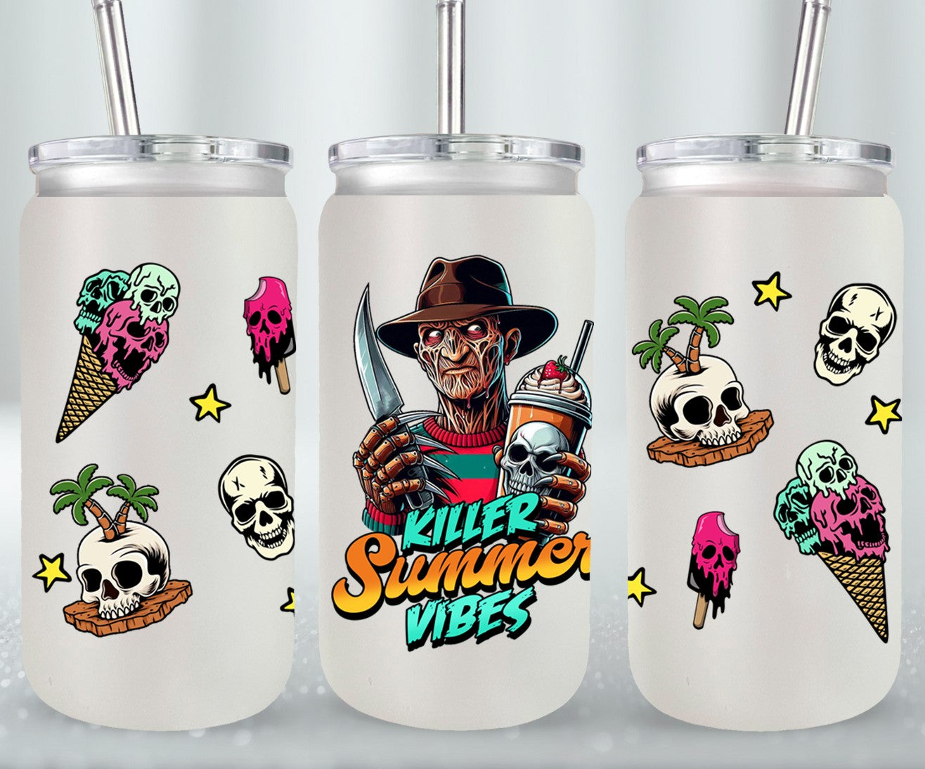 Killer Summer Vibes-10700 - glass can