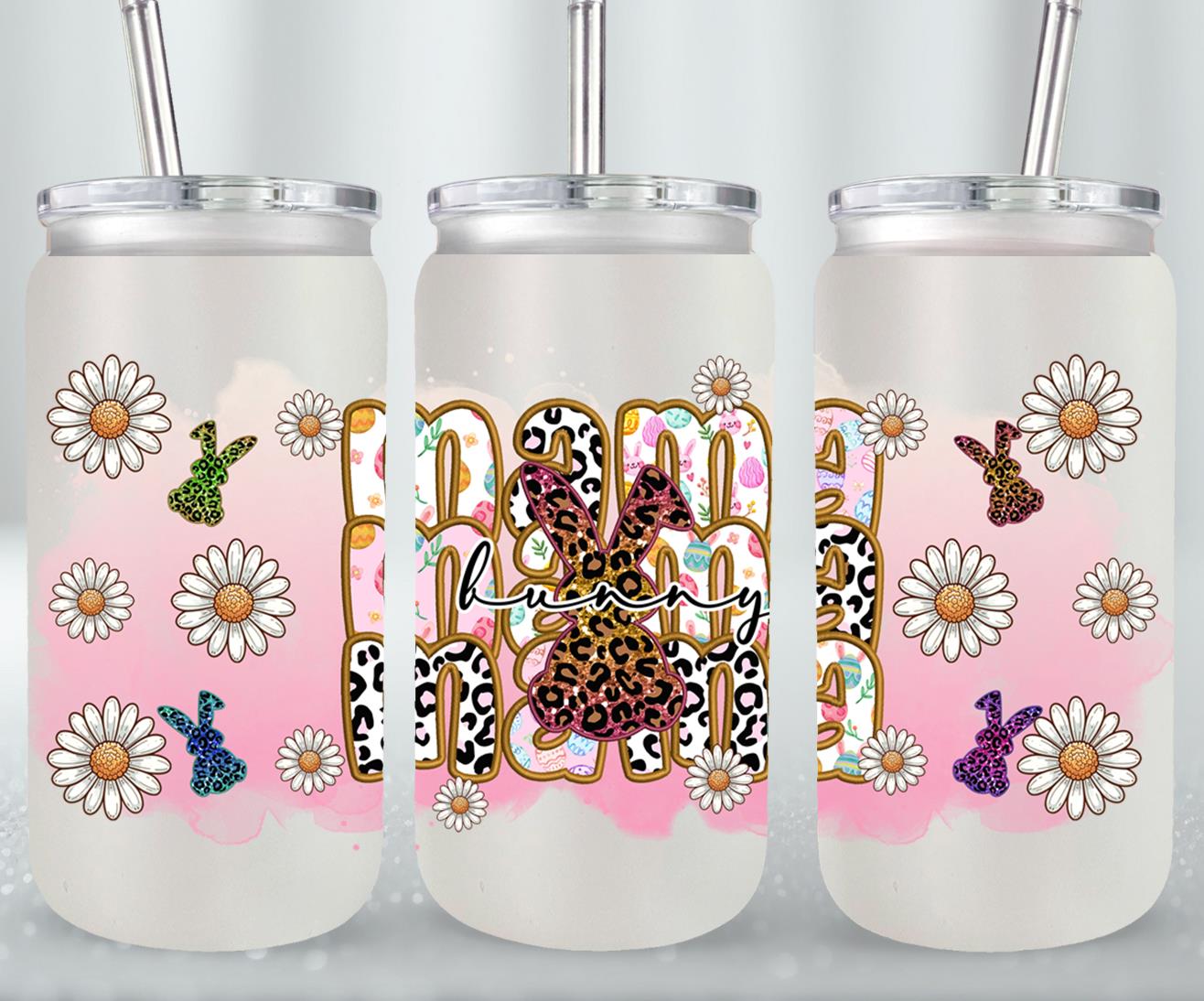 Mama Bunny-10431 - glass can