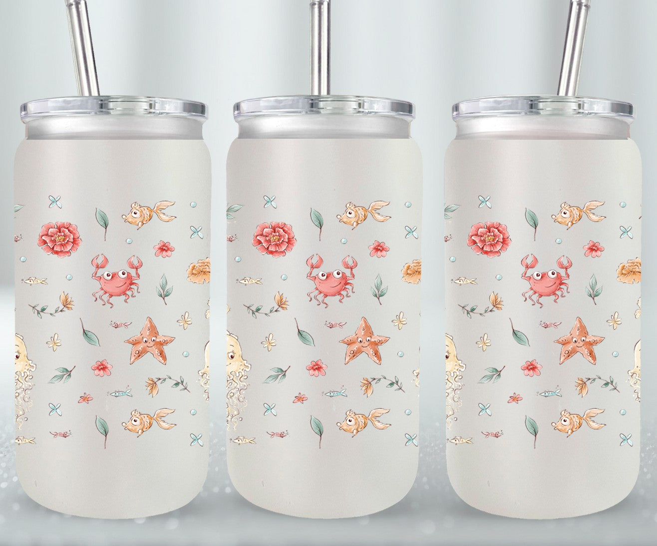 Under The Sea-10693 - glass can