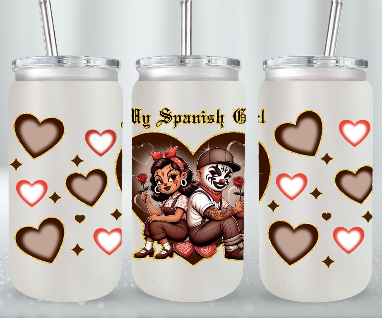 My Spanish Girl-10145 - glass can