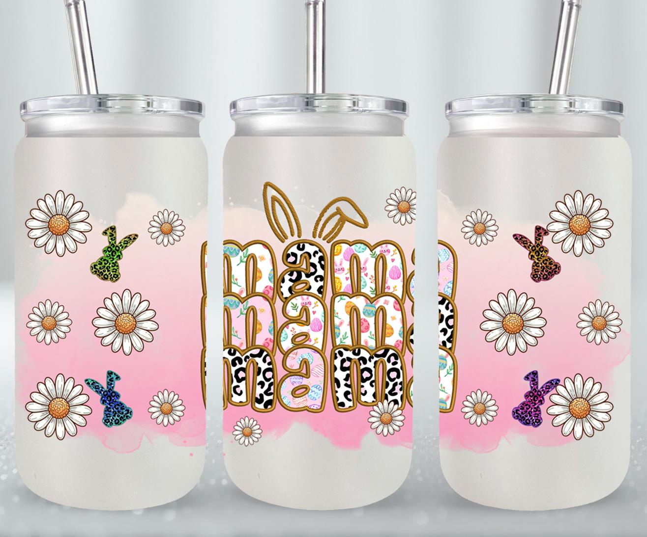 Mama Easter Day-10433 - glass can