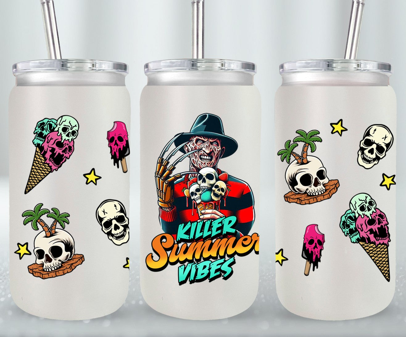 Killer Summer Vibes-10702 - glass can