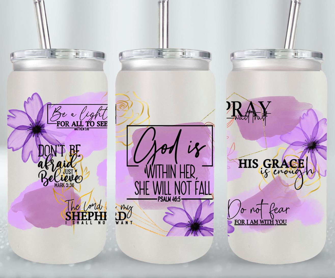 Faith Affirmations-10196 - glass can