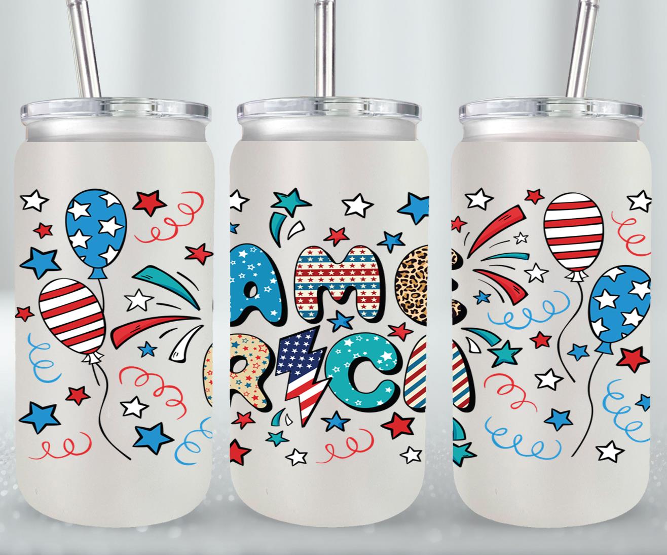 Retro America-9919 - glass can