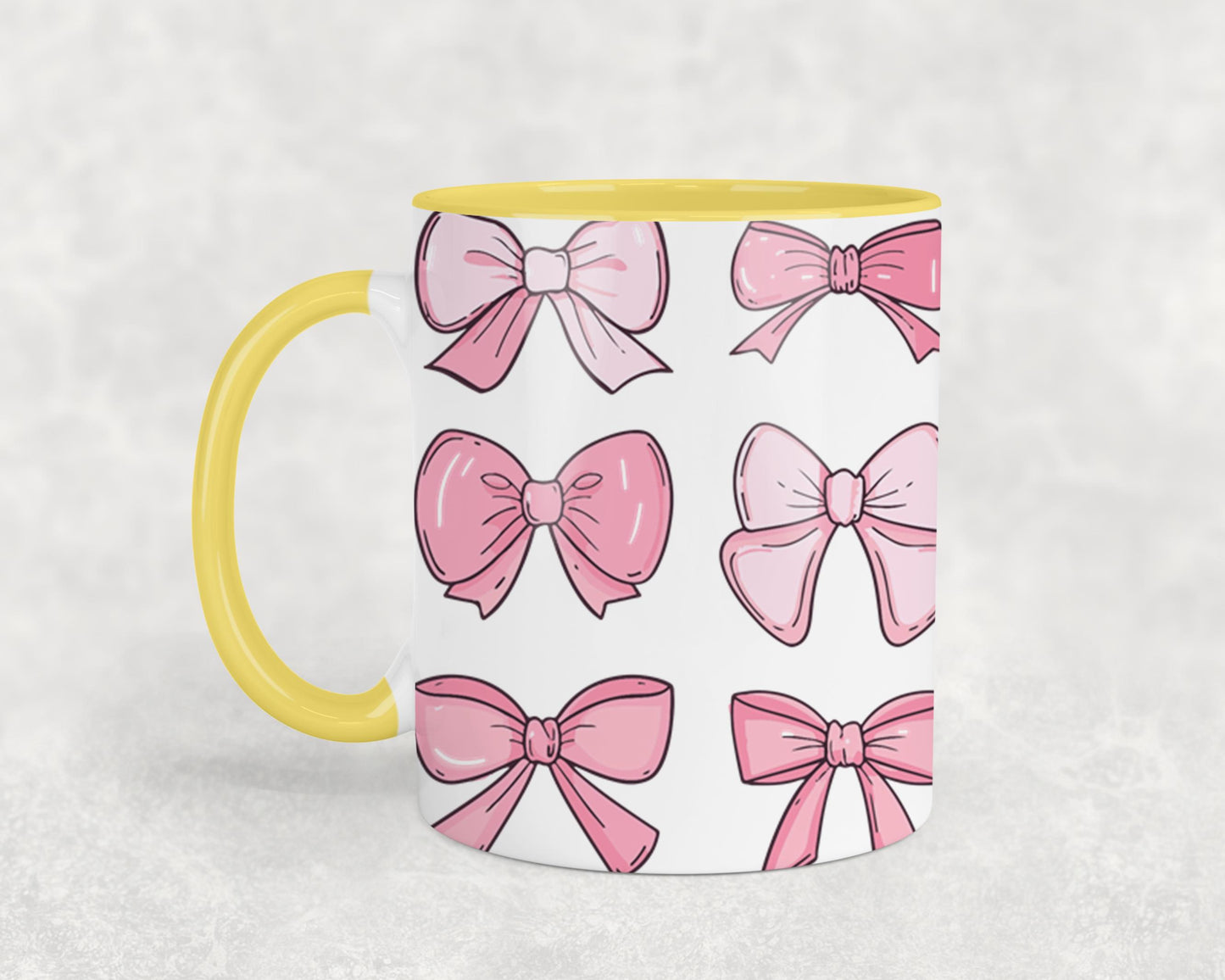 Pink Bow-9990 - mugs