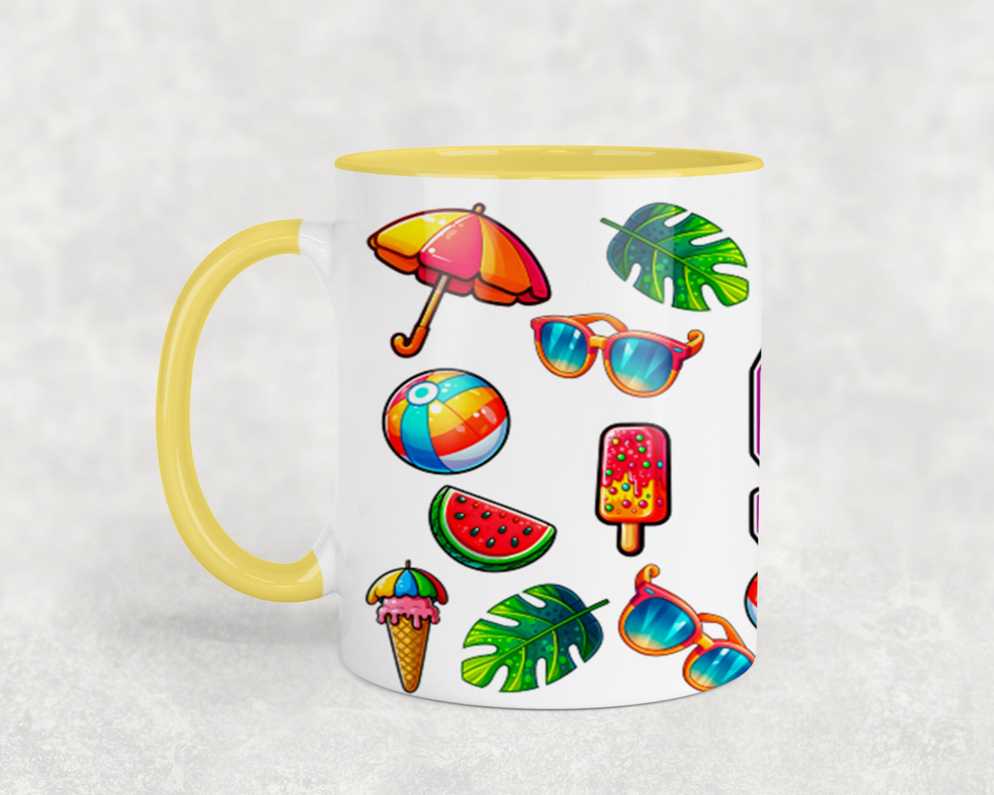 Summer Rainbow Flowers-10671 - mugs