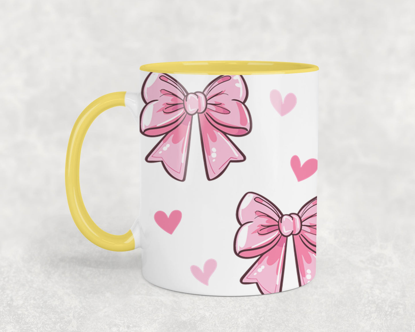 Pink Bow-9988 - mugs
