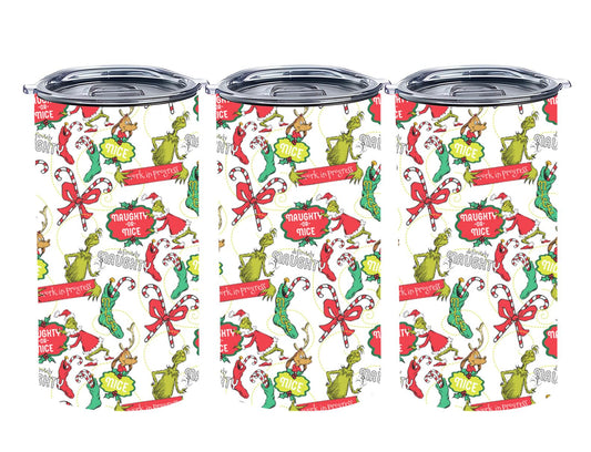 Christmas Grouch - tumbler