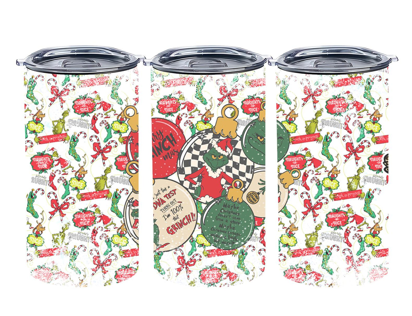 Christmas Grouch - tumbler