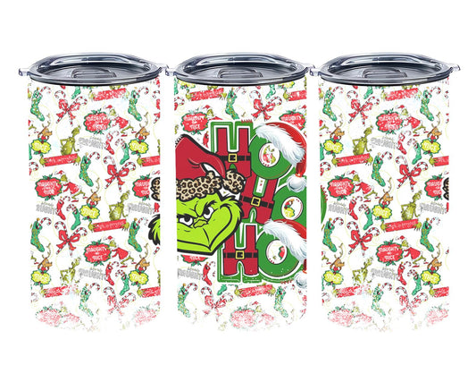 Christmas Grouch - tumbler