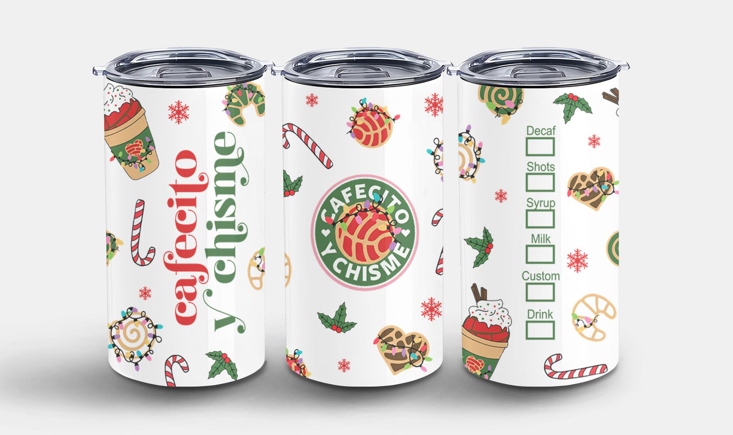 Cafecito y Chisme Christmas-10030 - tumbler