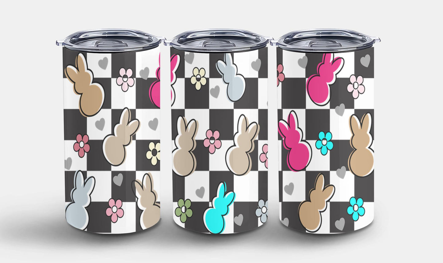 Easter Bunny Checkered-10457 - tumbler