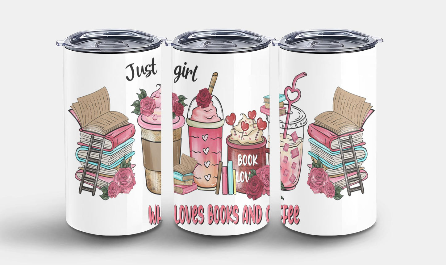 Who Loves Books and Coffee-9985 - tumbler