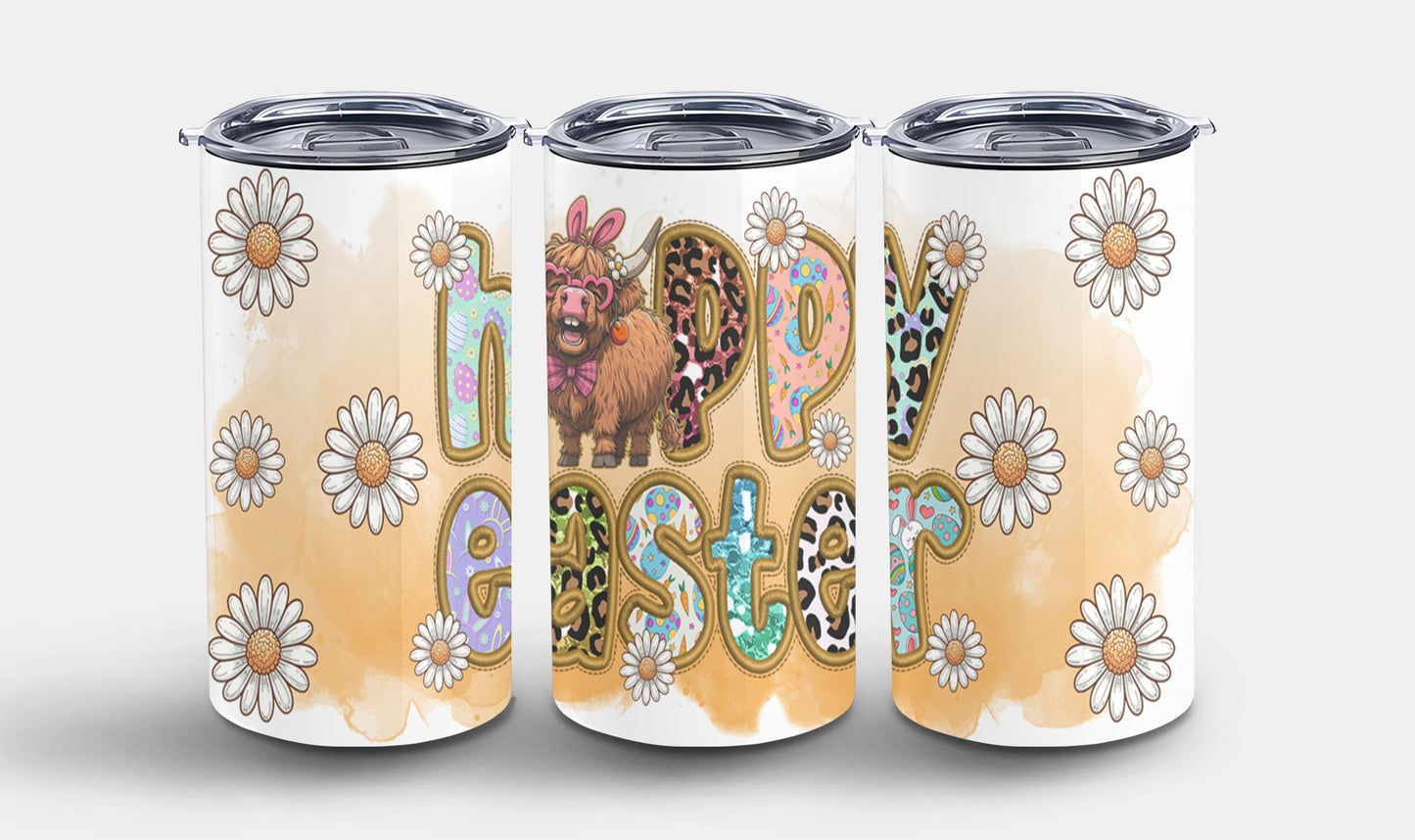 Highland Cow Easter-10397 - tumbler