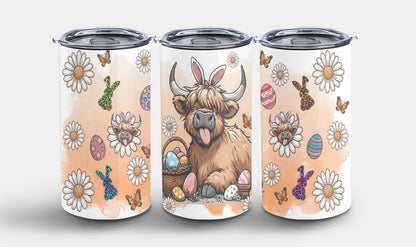 Highland Cow Easter-10383 - tumbler