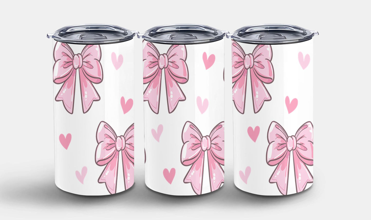 Pink Bow-9988 - tumbler