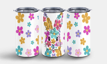 Embroidered Easter Bunny - tumbler
