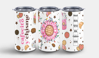 Cafecito y Chisme Christmas-10056 - tumbler