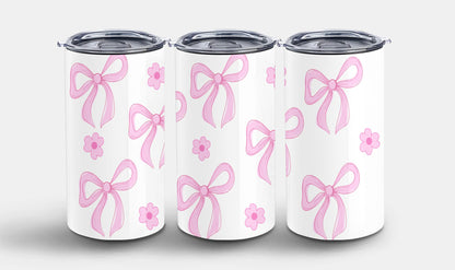 Pink Flower Coquette-10259 - tumbler