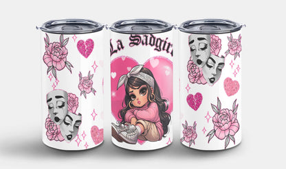 Las Sad Girl-10143 - tumbler