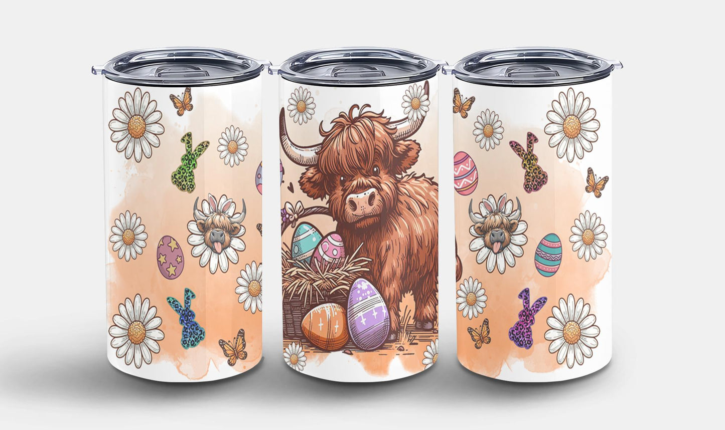 Highland Cow Easter-10372 - tumbler
