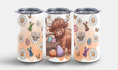 Highland Cow Easter-10372 - tumbler