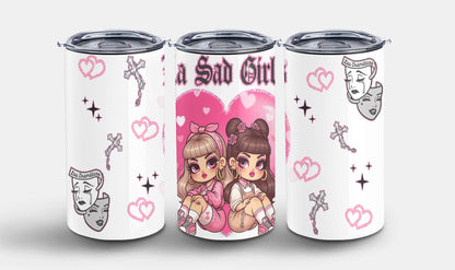 Las Sad Girl-10144 - tumbler