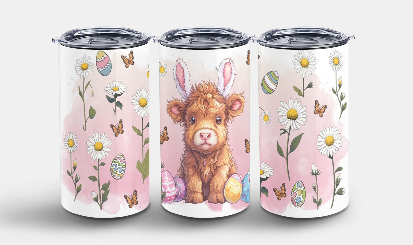 Highland Cow Easter-10402 - tumbler