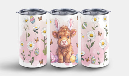Highland Cow Easter-10402 - tumbler