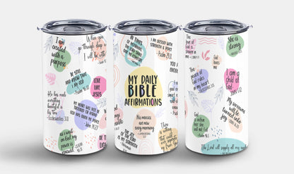 My Daily Bible Affirmation-10216 - tumbler