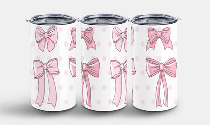 Pink Bow-9987 - tumbler