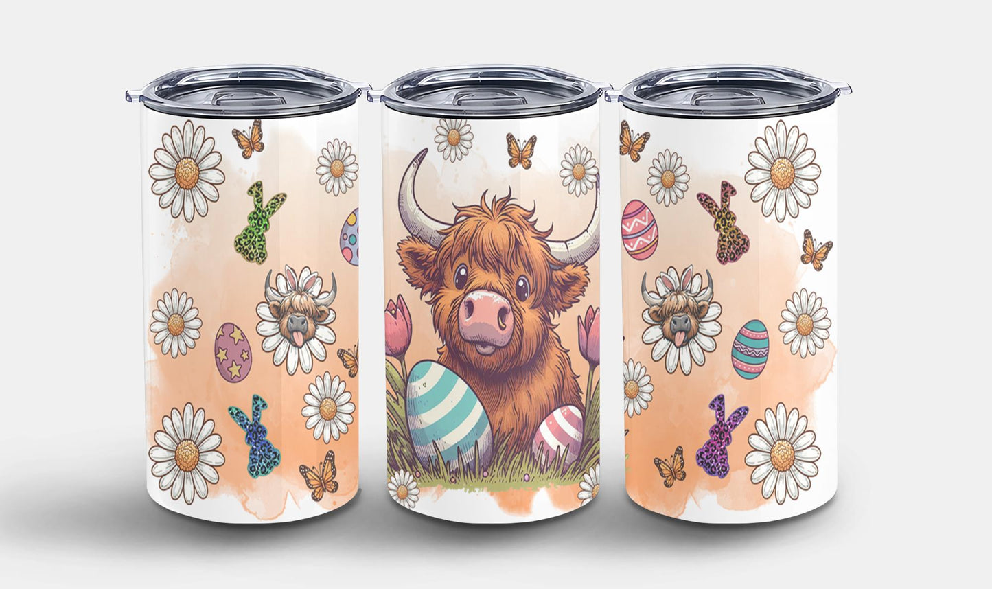 Highland Cow Easter-10380 - tumbler