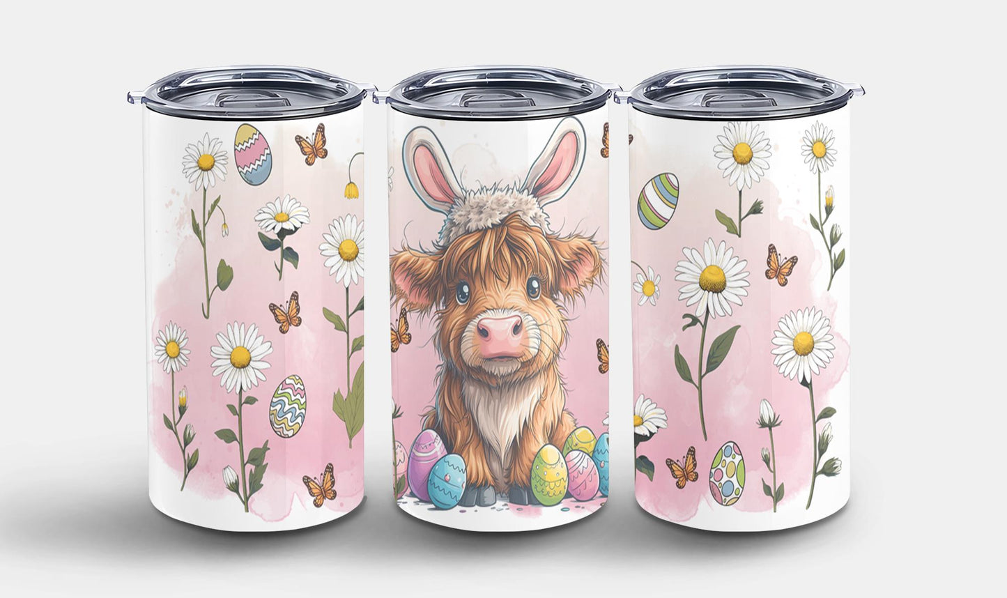 Highland Cow Easter-10403 - tumbler