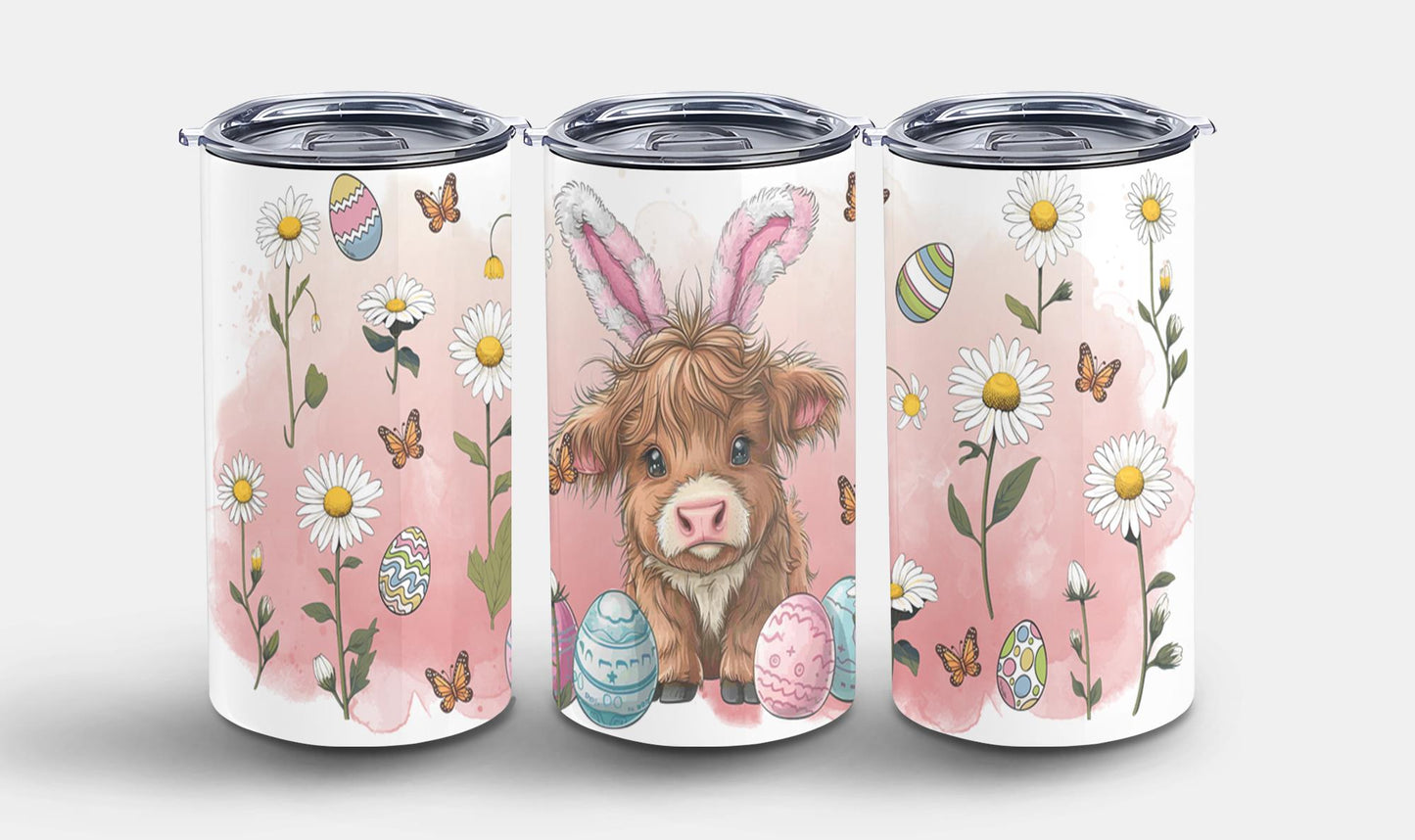 Highland Cow Easter-10405 - tumbler