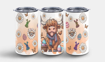 Highland Cow Easter-10386 - tumbler