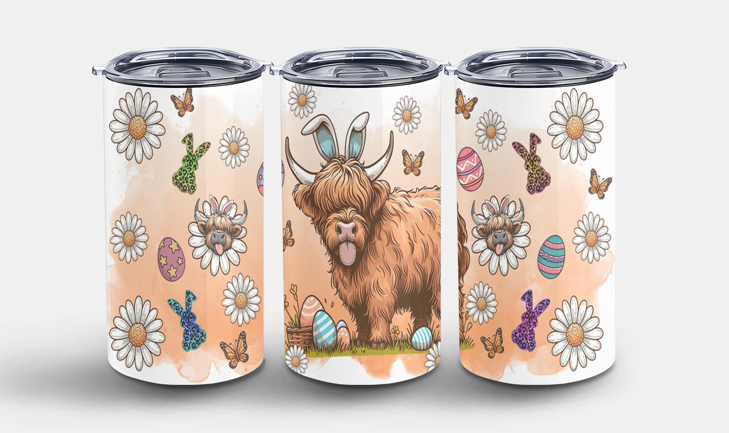 Highland Cow Easter-10376 - tumbler