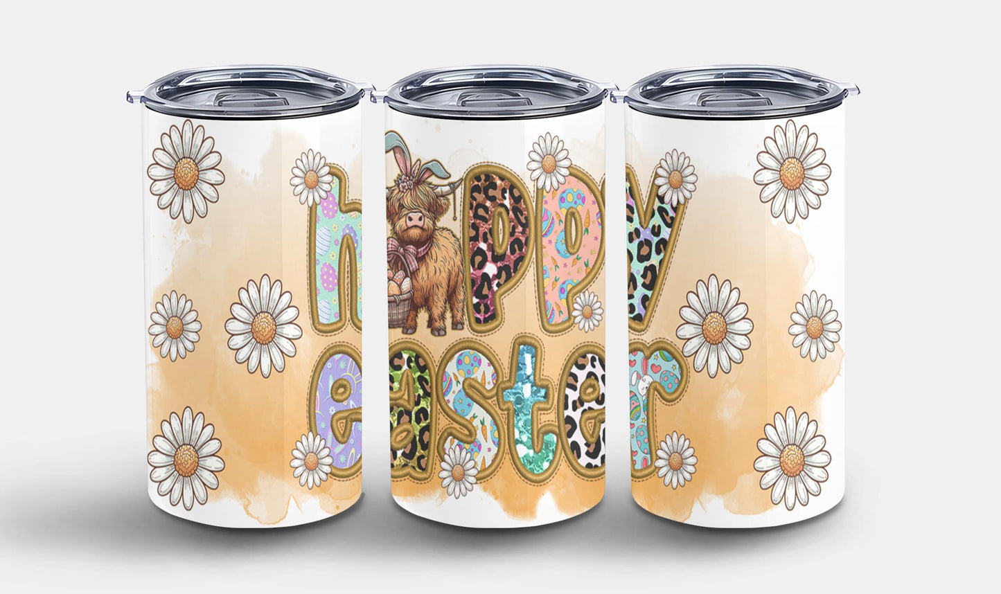Highland Cow Easter-10393 - tumbler