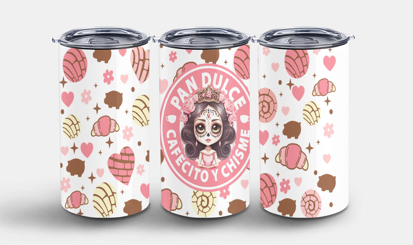 Cafecito y Chisme Dia de Muertos-10046 - tumbler