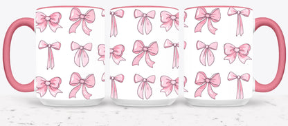 Pink Bow-9993 - mugs