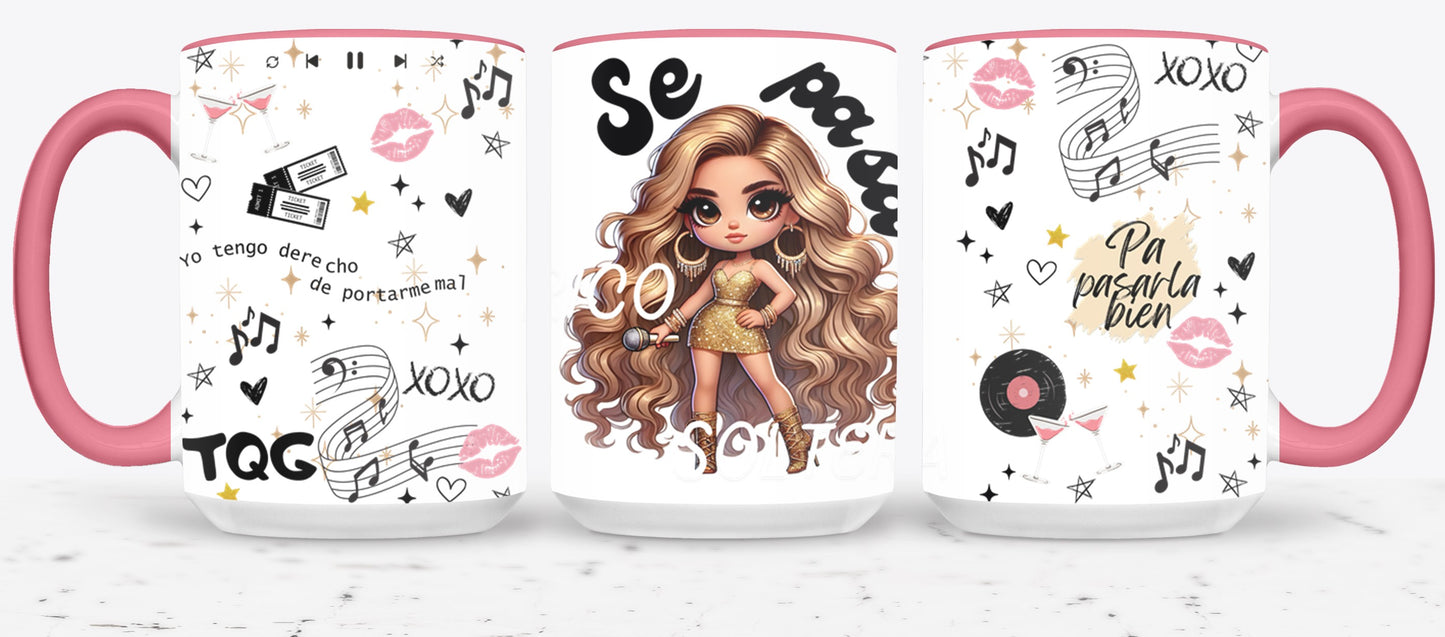 Se Pasa Rico Soltera - mugs