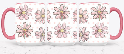 Pink Bow-9991 - mugs
