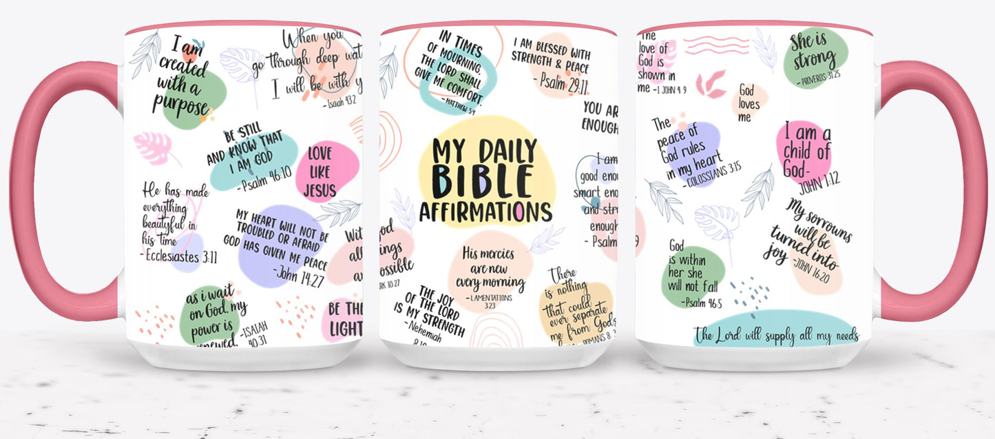My Daily Bible Affirmation-10216 - mugs