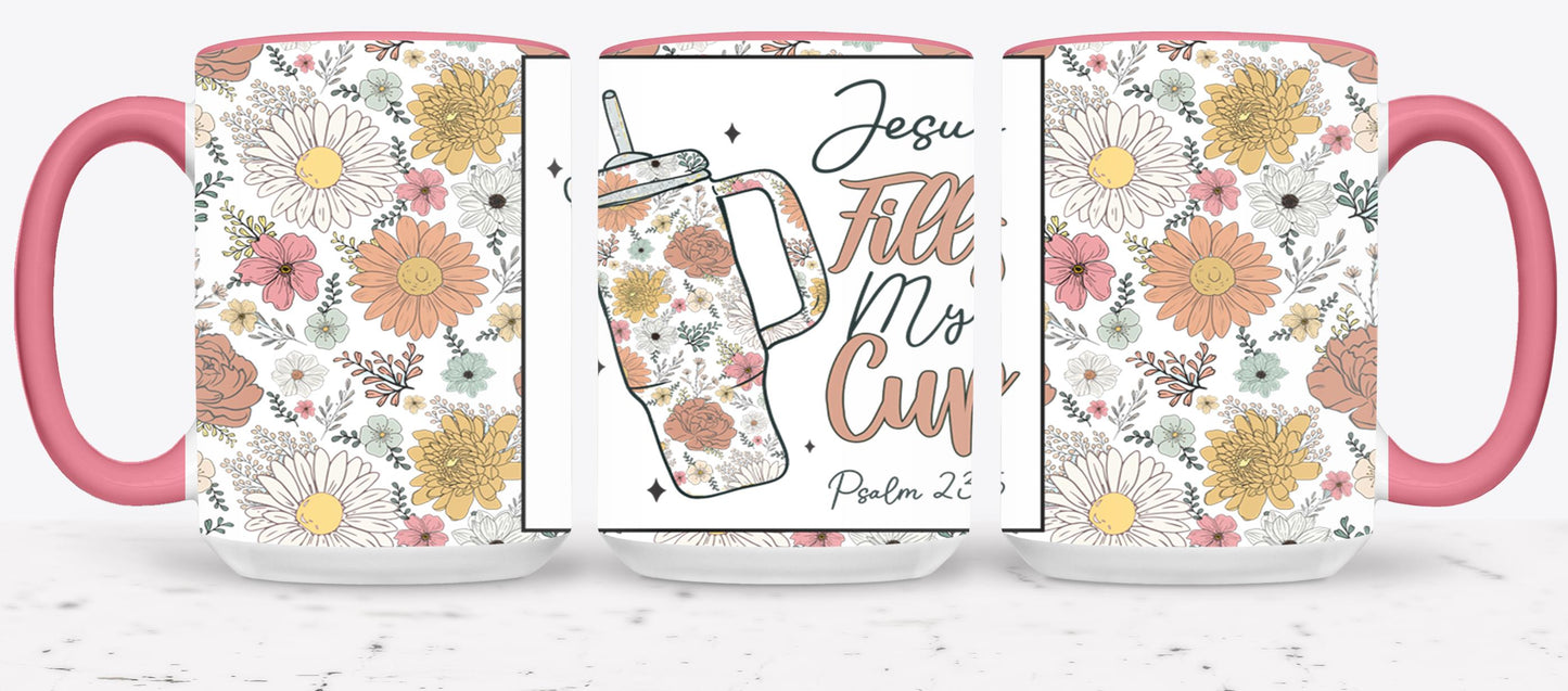 Jesus Fells My Cup-10210 - mugs
