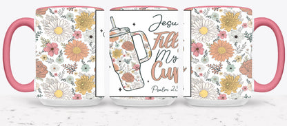 Jesus Fells My Cup-10210 - mugs