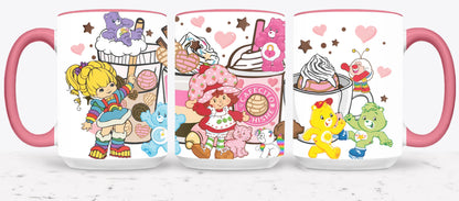 Cafecito y Chisme 80's Cartoons-10064 - mugs