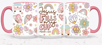 Jesus Fells My Cup-10208 - mugs