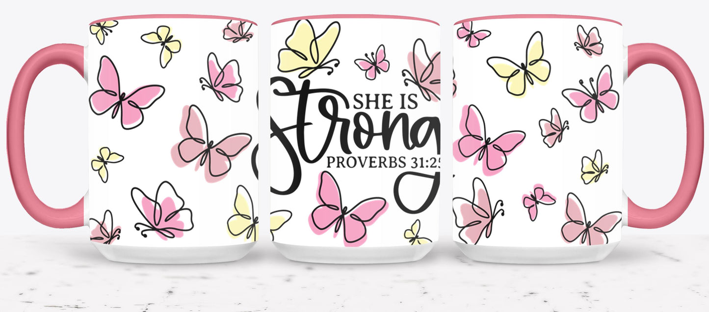 She is Strong - mugs