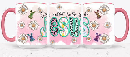 Silly Rabbit Easter Is For Jesus-10449 - mugs