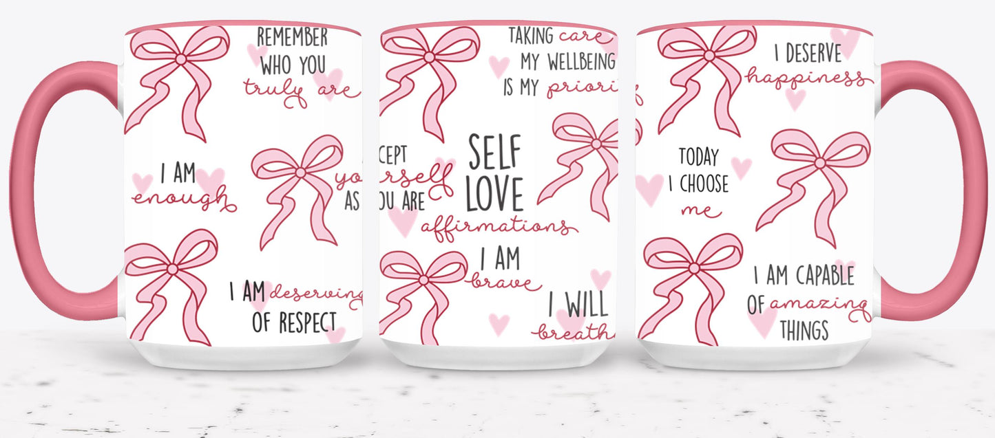 Self Love Affirmations - mugs