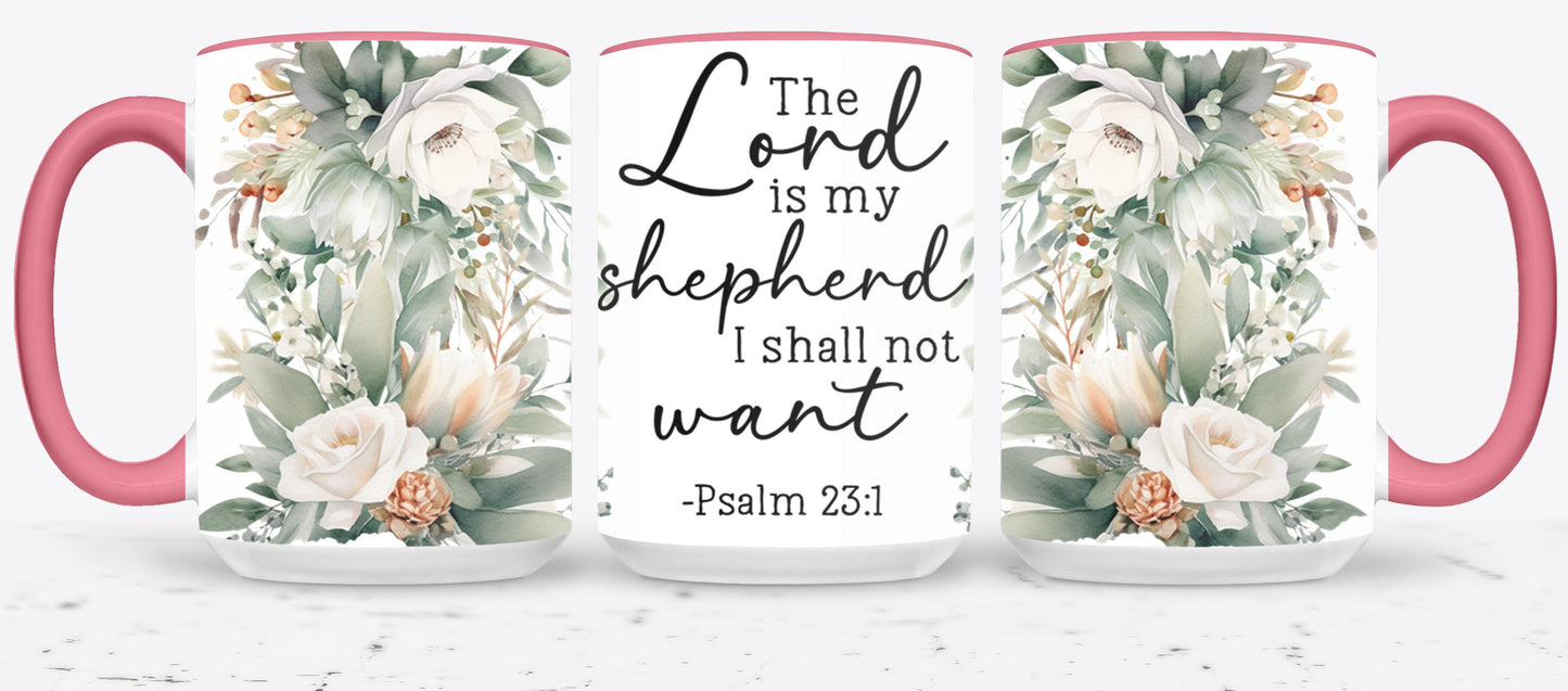 The Lord Is My Shepherd-10227 - mugs